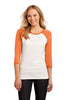 District® - Juniors 50/50 3/4-Sleeve Raglan Tee. DT228