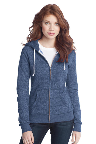 District® - Juniors Marled Fleece Full-Zip Hoodie DT292