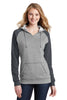 District® Juniors Lightweight Fleece Raglan Hoodie.  DT296