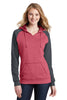 District® Juniors Lightweight Fleece Raglan Hoodie.  DT296