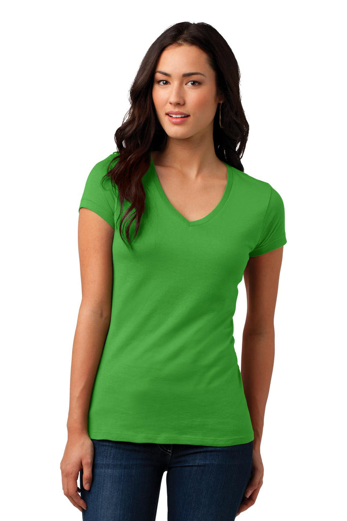 District® Juniors Vintage Wash V-Neck Tee. DT4501