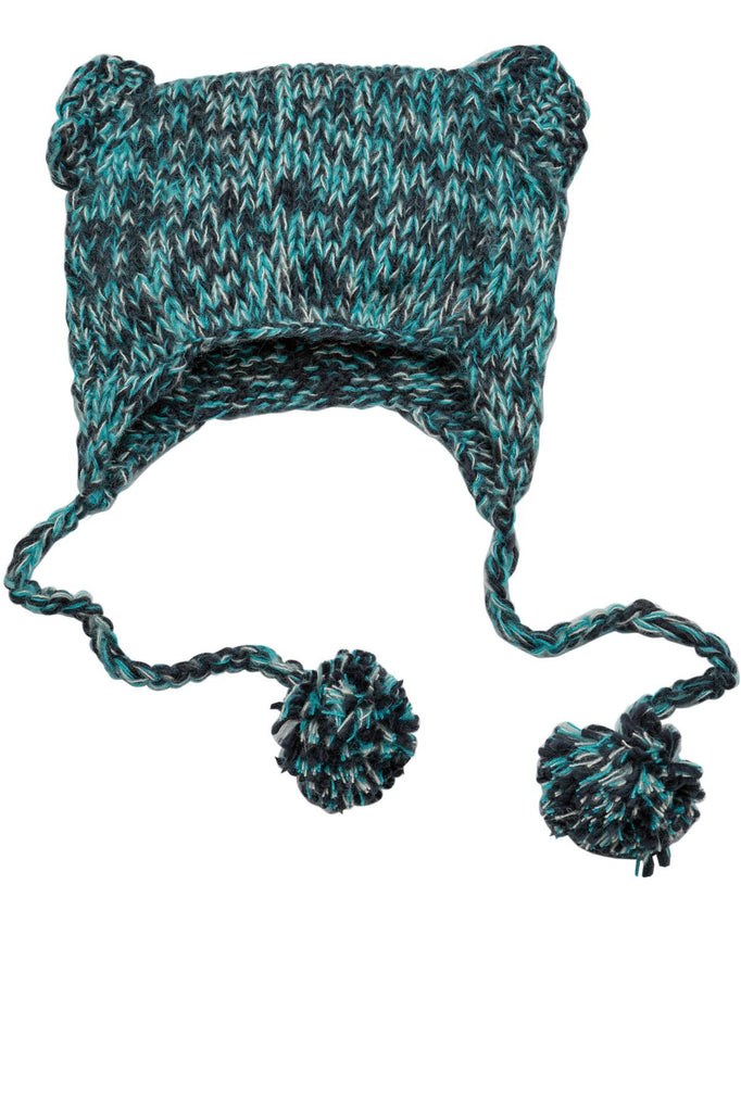 District® - Hand Knit Cat-Eared Beanie. DT626