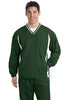 Sport-Tek® Tipped V-Neck Raglan Wind Shirt. JST62