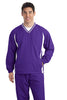 Sport-Tek® Tipped V-Neck Raglan Wind Shirt. JST62
