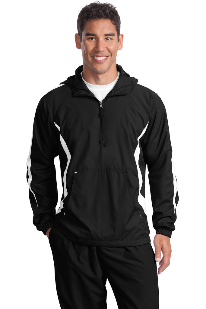 Sport-Tek® Colorblock Raglan Anorak. JST63