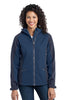 Port Authority® Ladies Gradient Hooded Soft Shell Jacket. L312