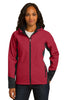 Port Authority® Ladies Vertical Hooded Soft Shell Jacket. L319