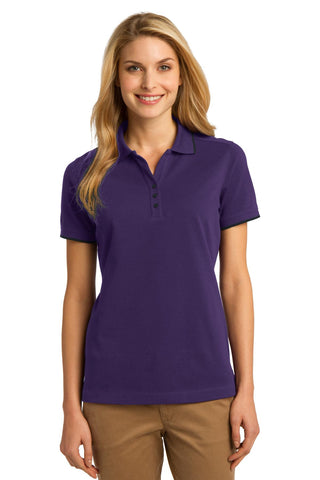 Port Authority® Ladies Rapid Dry Tipped Polo. L454"