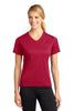 Sport-Tek® Dri-Mesh® Ladies V-Neck T-Shirt.  L468V