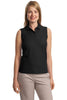 Port Authority® Ladies Silk Touch Sleeveless Polo.  L500SVLS"