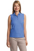 Port Authority® Ladies Silk Touch Sleeveless Polo.  L500SVLS"