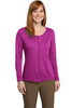 Port Authority&reg; Ladies Silk Touch Interlock Cardigan. L530"