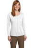 Port Authority&reg; Ladies Silk Touch Interlock Cardigan. L530"