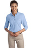 Port Authority® Ladies Silk Touch 3/4-Sleeve Polo. L562"