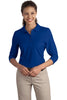 Port Authority® Ladies Silk Touch 3/4-Sleeve Polo. L562"