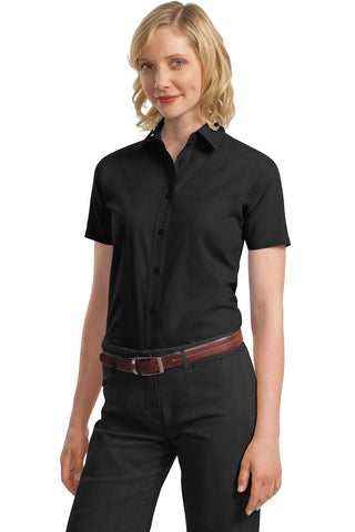 Port Authority® Ladies Short Sleeve Value Poplin Shirt. L633