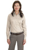 Port Authority® Ladies Long Sleeve Non-Iron Twill Shirt.  L638