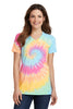 Port & Company® Ladies Essential Tie-Dye V-Neck Tee.  LPC147V