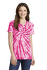 Port & Company® Ladies Essential Tie-Dye V-Neck Tee.  LPC147V