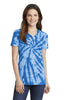 Port & Company® Ladies Essential Tie-Dye V-Neck Tee.  LPC147V