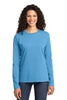 Port & Company® Ladies Long Sleeve 5.4-oz 100% Cotton T-Shirt. LPC54LS