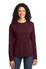 Port & Company® Ladies Long Sleeve 5.4-oz 100% Cotton T-Shirt. LPC54LS