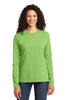 Port & Company® Ladies Long Sleeve 5.4-oz 100% Cotton T-Shirt. LPC54LS