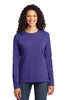 Port & Company® Ladies Long Sleeve 5.4-oz 100% Cotton T-Shirt. LPC54LS