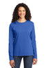 Port & Company® Ladies Long Sleeve 5.4-oz 100% Cotton T-Shirt. LPC54LS