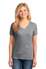 Port & Company® Ladies 5.4-oz 100% Cotton V-Neck T-Shirt. LPC54V