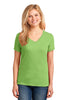 Port & Company® Ladies 5.4-oz 100% Cotton V-Neck T-Shirt. LPC54V