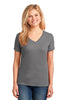 Port & Company® Ladies 5.4-oz 100% Cotton V-Neck T-Shirt. LPC54V