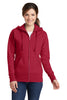 Port & Company® Ladies Classic Full-Zip Hooded Sweatshirt. LPC78ZH