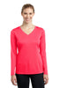 Sport-Tek® Ladies Long Sleeve PosiCharge Competitor" V-Neck Tee. LST353LS"