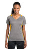 Sport-Tek® Ladies Heather Colorblock Contender V-Neck Tee. LST361"