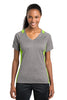 Sport-Tek® Ladies Heather Colorblock Contender V-Neck Tee. LST361"