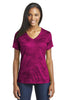 Sport-Tek® Ladies CamoHex V-Neck Tee. LST370