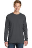 Port & Company® Essential Pigment-Dyed Long Sleeve Pocket Tee.  PC099LSP