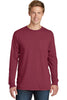 Port & Company® Essential Pigment-Dyed Long Sleeve Pocket Tee.  PC099LSP
