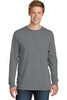 Port & Company® Essential Pigment-Dyed Long Sleeve Pocket Tee.  PC099LSP