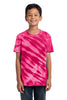 Port & Company® - Youth Essential Tiger Stripe Tie-Dye Tee. PC148Y