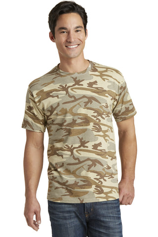 Port & Company® 5.4-Oz 100% Cotton Camo Tee.  PC54C