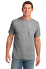 Port & Company® 5.4-oz 100% Cotton Pocket T-Shirt. PC54P