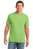 Port & Company® 5.4-oz 100% Cotton Pocket T-Shirt. PC54P