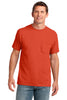 Port & Company® 5.4-oz 100% Cotton Pocket T-Shirt. PC54P