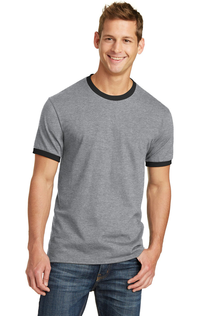 Port & Company® 5.4-Oz 100% Cotton Ringer Tee.  PC54R
