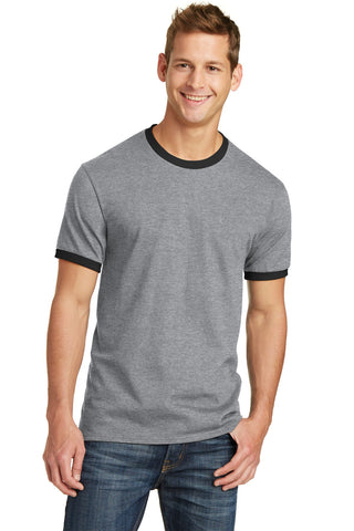 Port & Company® 5.4-Oz 100% Cotton Ringer Tee.  PC54R