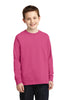 Port & Company® Youth Long Sleeve 5.4-oz 100% Cotton T-Shirt. PC54YLS
