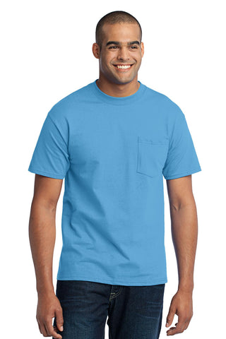 Port & Company® - 50/50 Cotton/Poly T-Shirt with Pocket. PC55P
