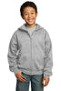 Port & Company® - Youth Full-Zip Hooded Sweatshirt.  PC90YZH